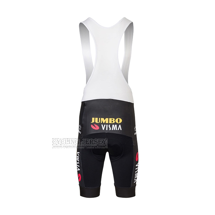 2022 Cycling Jersey Jumbo Visma Red Blue Short Sleeve and Bib Short